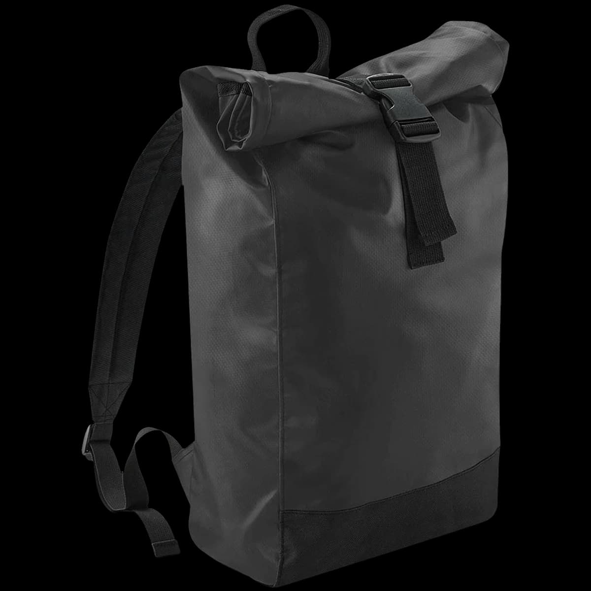 BagBase Tarp Roll-Top Backpack — front