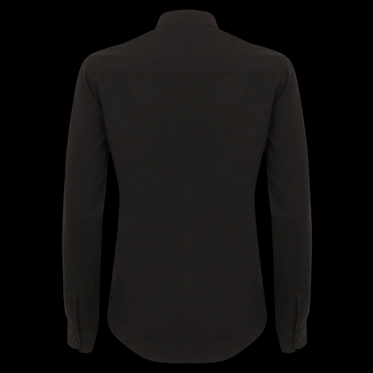 Henbury Ladies Mandarin Roll Sleeve Anti-Bac Wicking Shirt — back