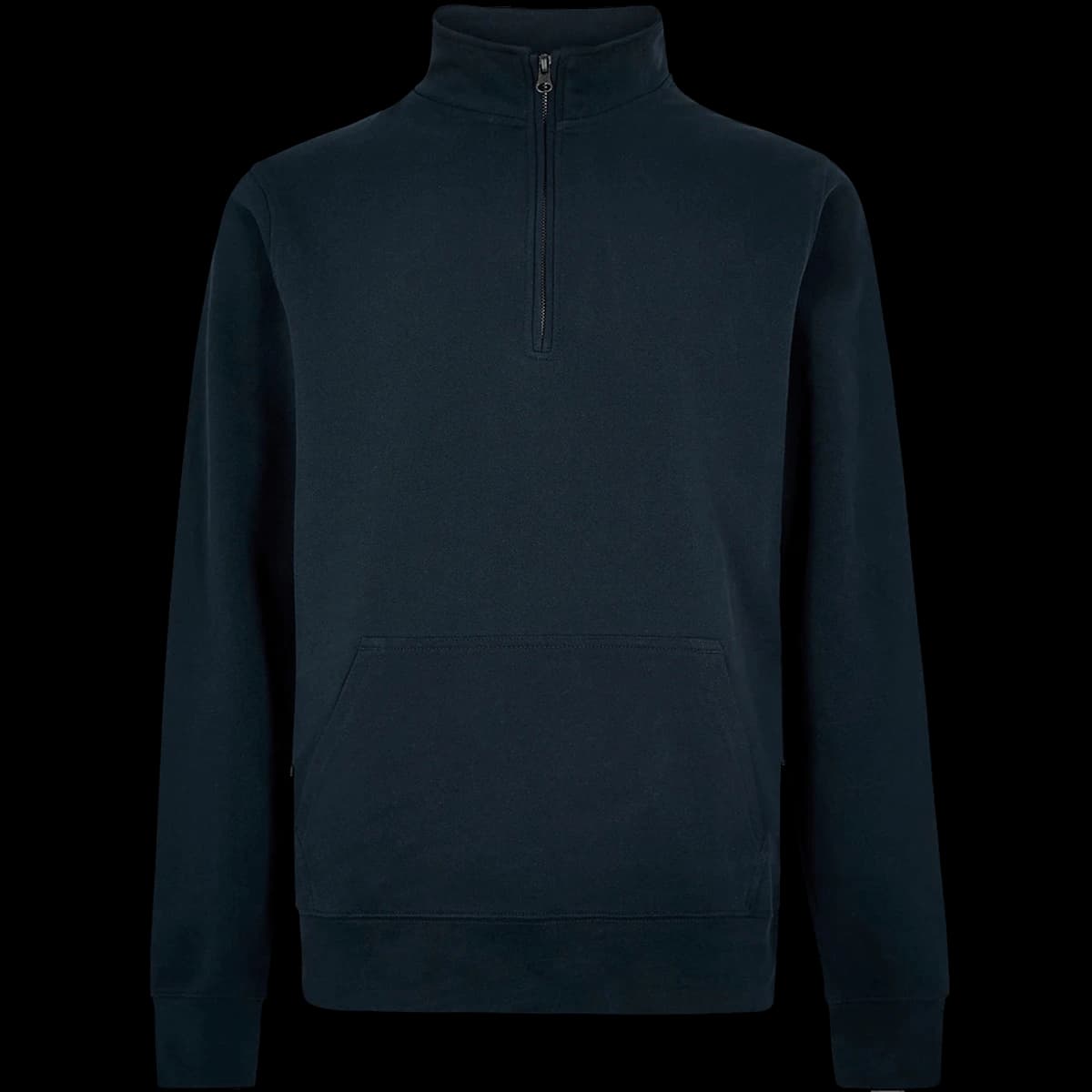 Kustom Kit Regular Fit 1/4 Zip Piqué Sweatshirt — front