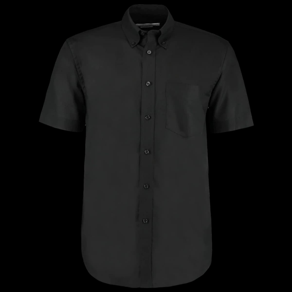 Kustom Kit Short Sleeve Classic Fit Workwear Oxford Shirt — front