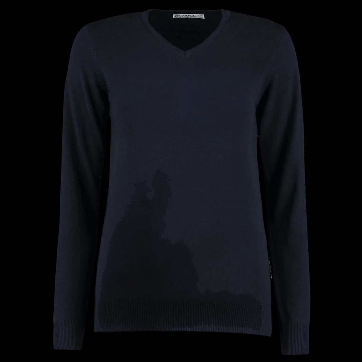 Kustom Kit Ladies Arundel Cotton Acrylic V Neck Sweater — front