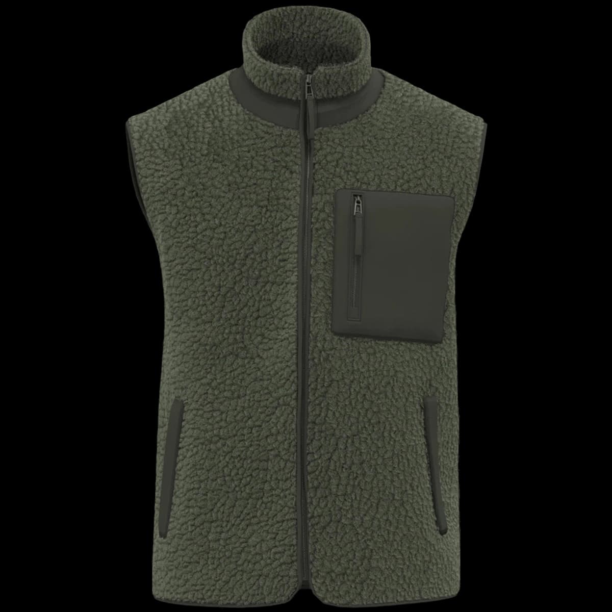 Native Spirit Unisex Sherpa Bodywarmer — front
