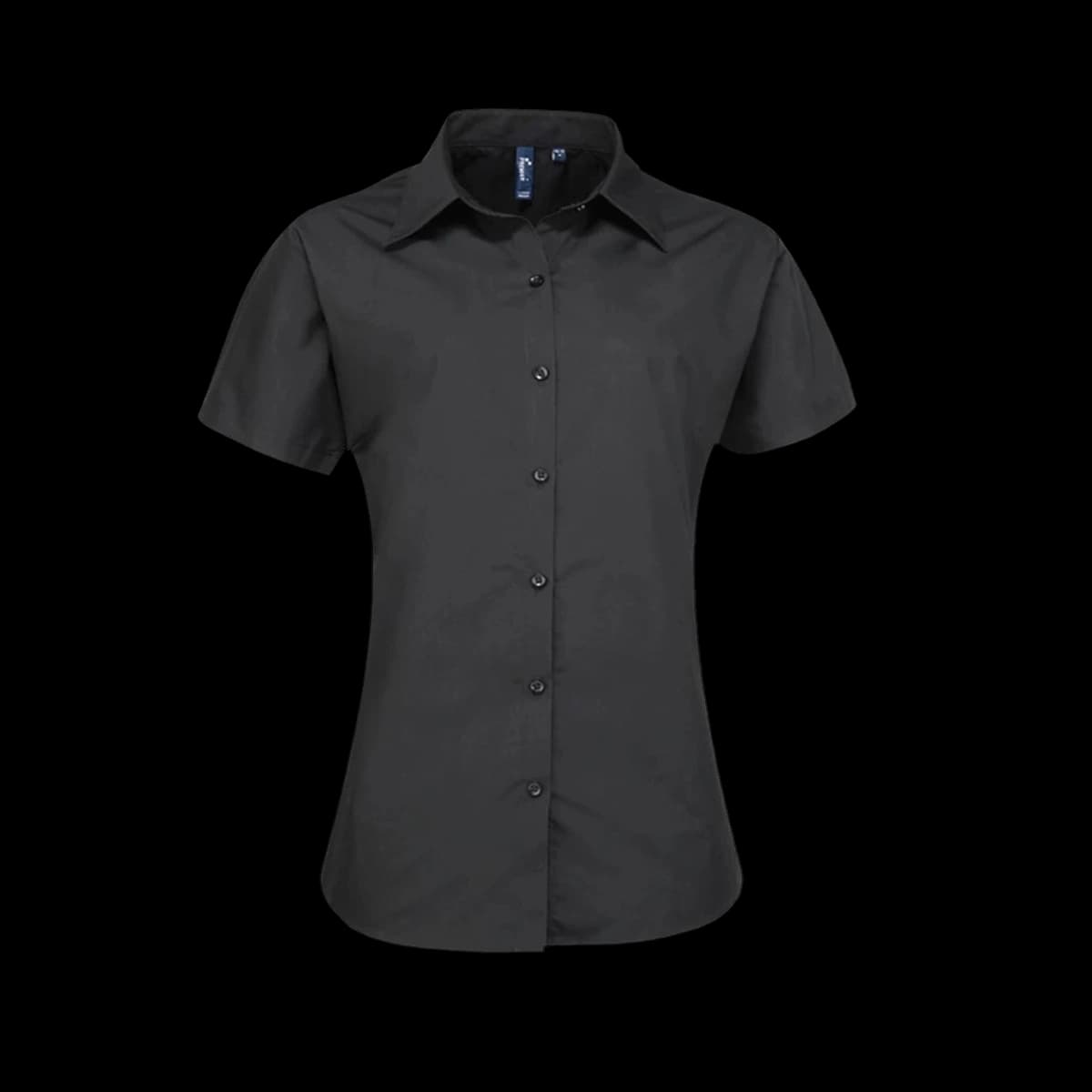 Premier Ladies Supreme Short Sleeve Poplin Shirt — front
