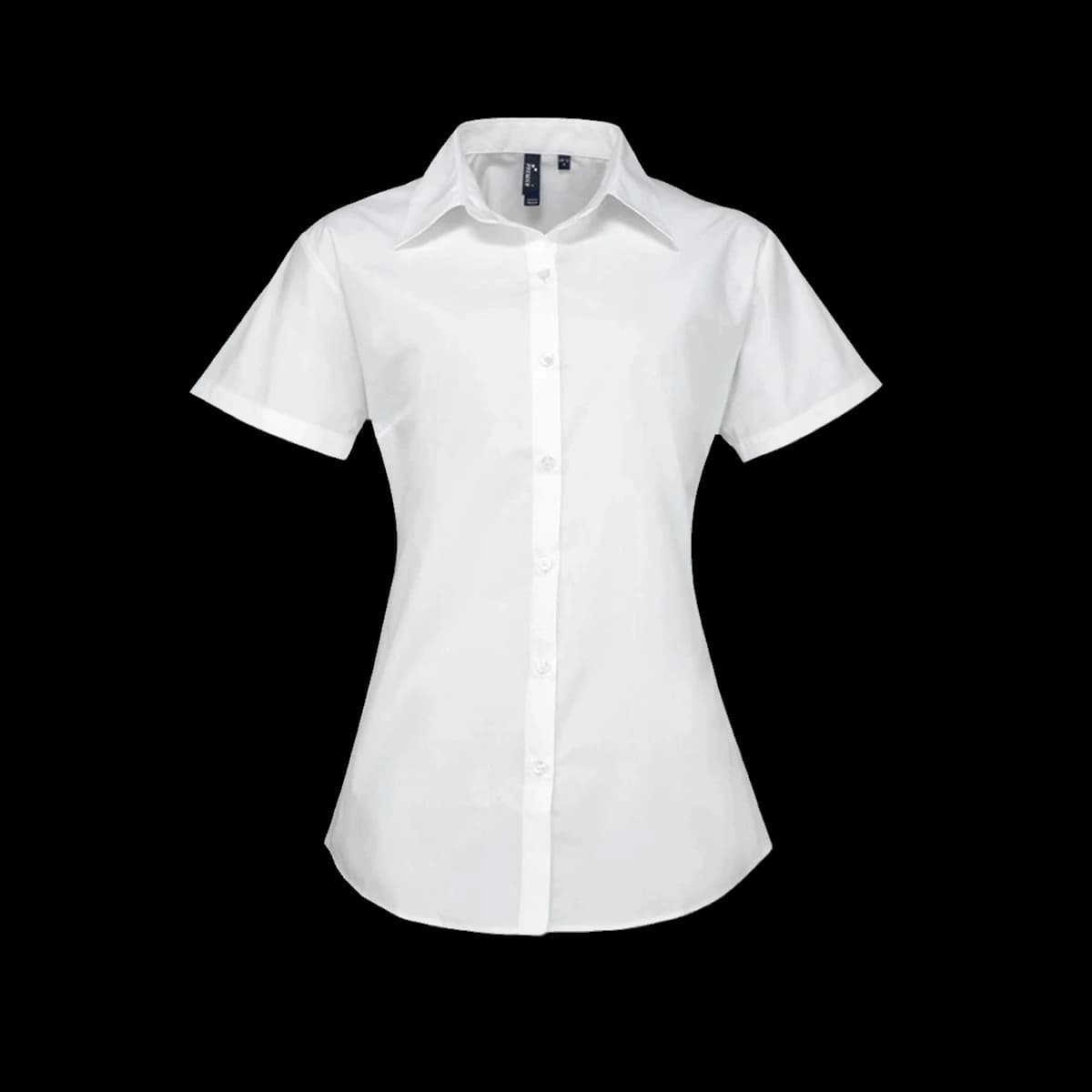 Premier Ladies Supreme Short Sleeve Poplin Shirt — front