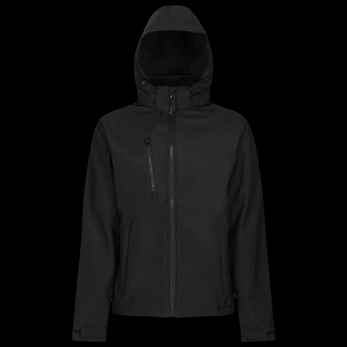 Regatta Venturer Three Layer Hooded Soft Shell Jacket — front