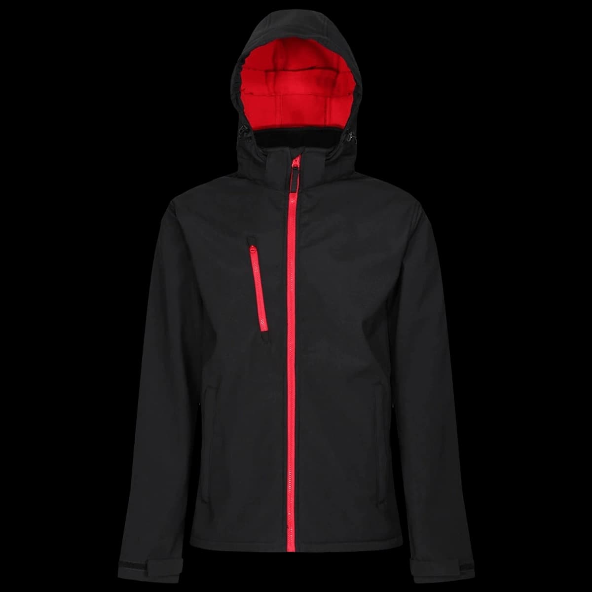 Regatta Venturer Three Layer Hooded Soft Shell Jacket — front