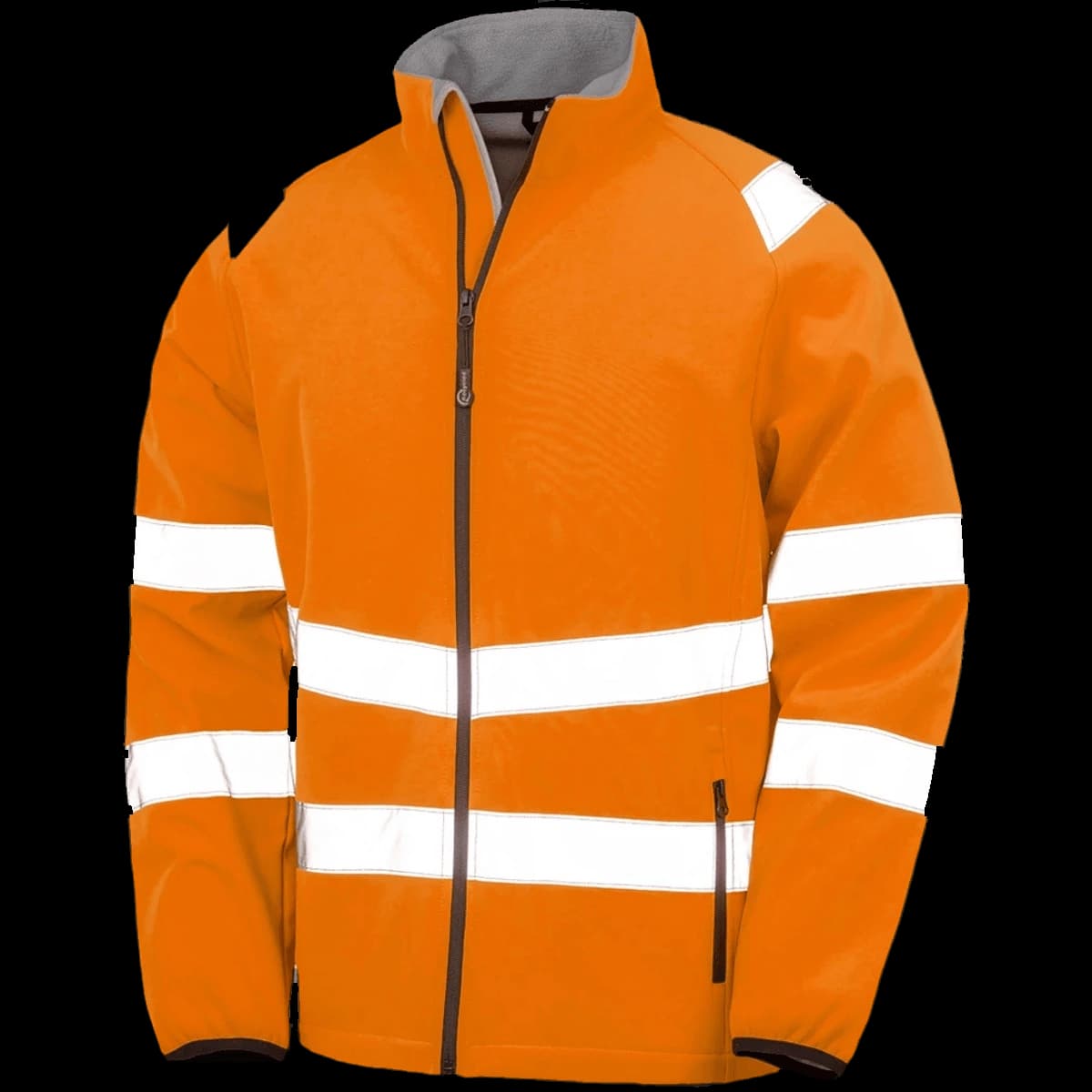 Result Recycled Printable Safety Soft Shell Jacket — front