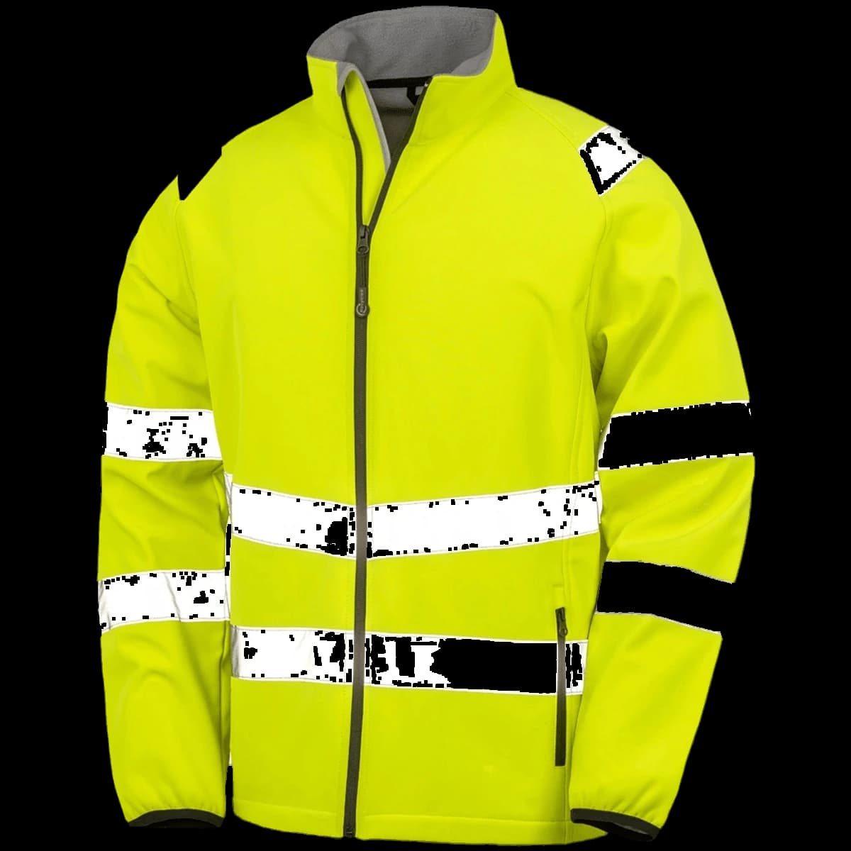 Result Recycled Printable Safety Soft Shell Jacket — front