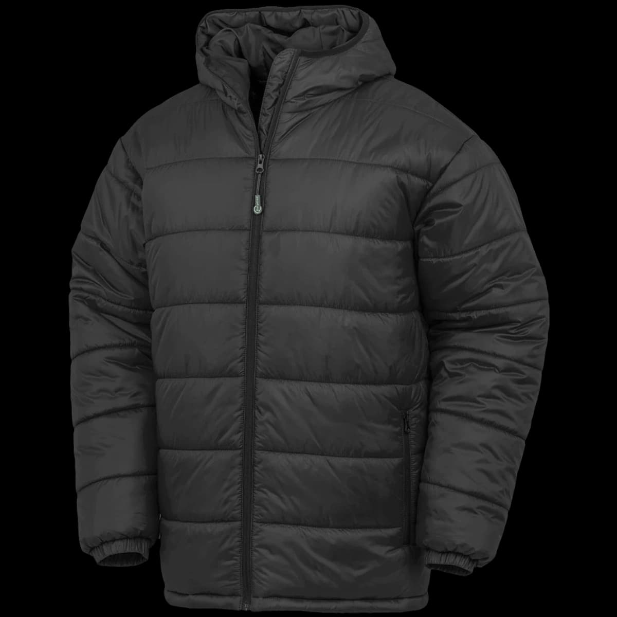 Result Recycled Hooded Padded Parka Jacket — front