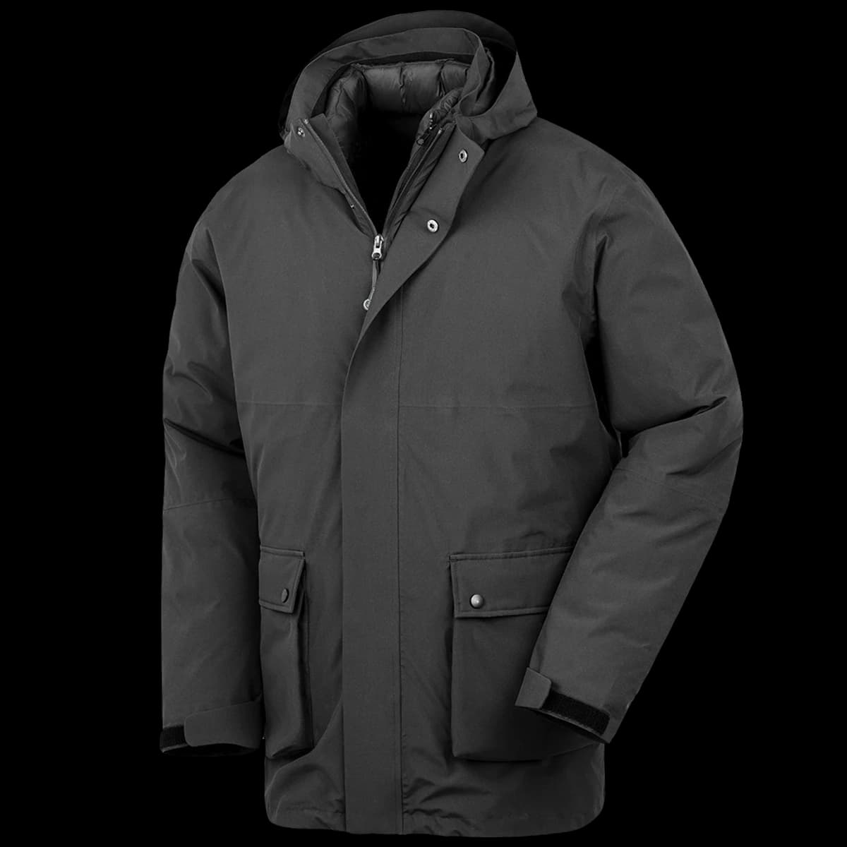 Result Recycled 3-in-1 Padded Ripstop Jacket — front