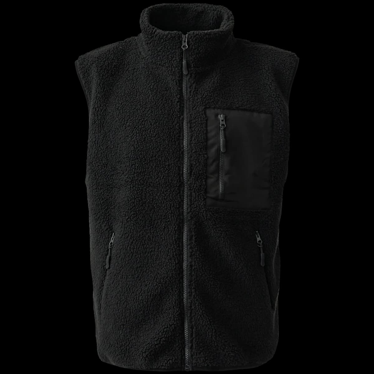 Ravine Unisex Borg Fleece Gilet — front
