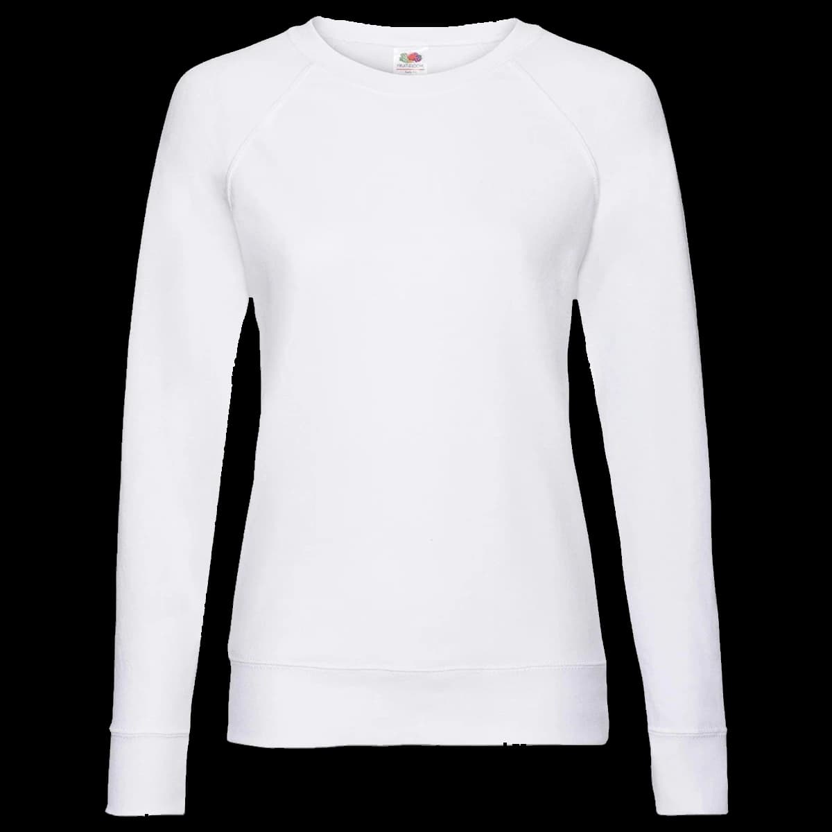 Fruit of the Loom Lady Fit Lightweight Raglan Sweatshirt — front