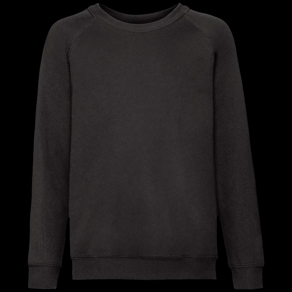 Fruit of the Loom Kids Classic Raglan Sweatshirt — front