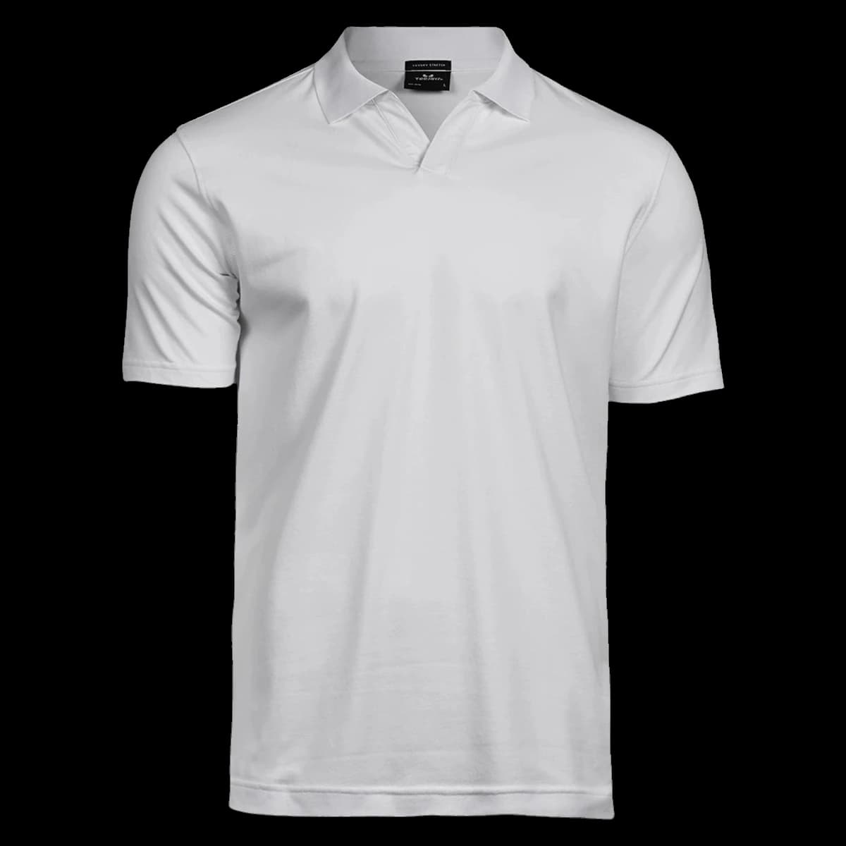 Tee Jays Luxury Stretch V Neck Polo Shirt — front