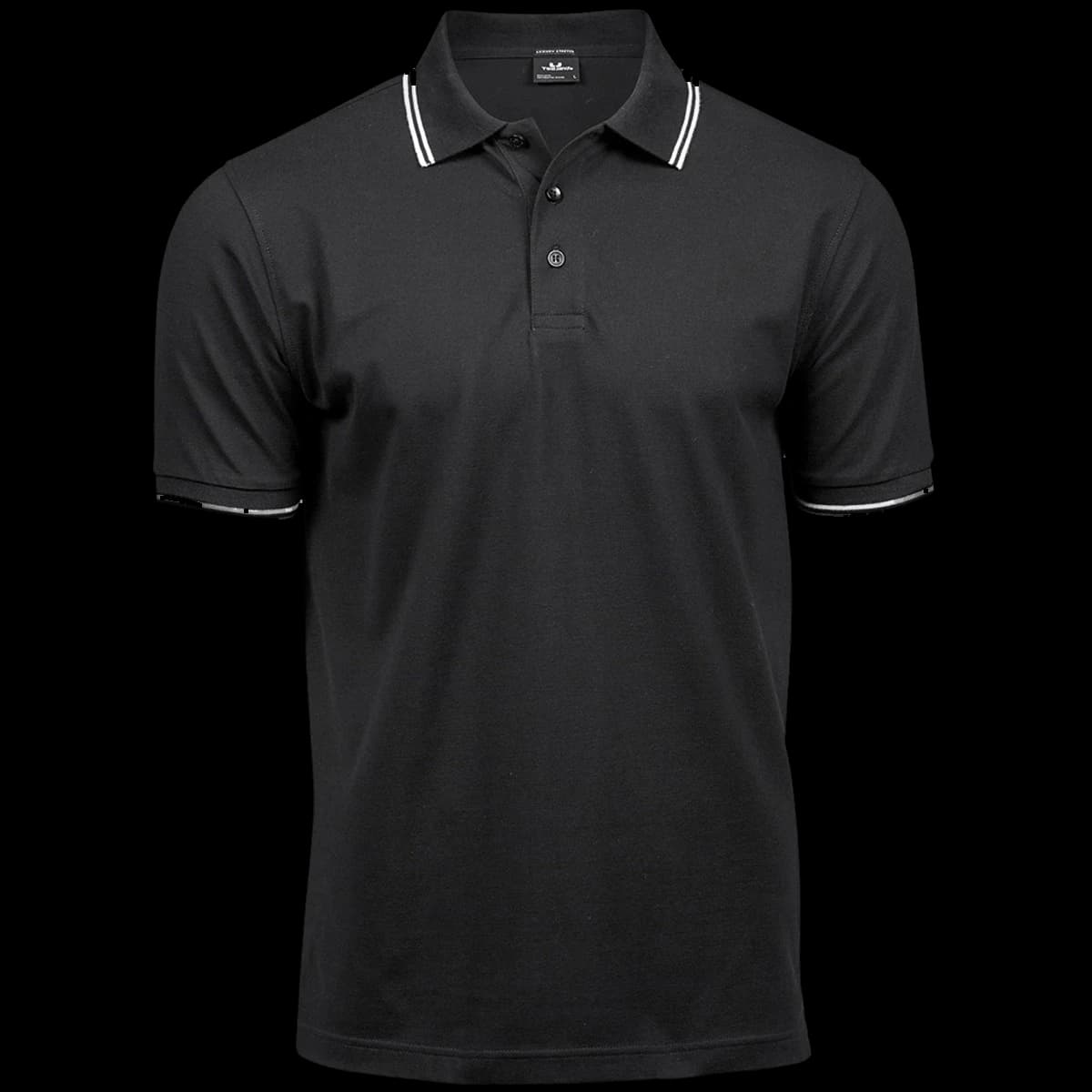 Tee Jays Luxury Stretch Tipped Polo Shirt — front