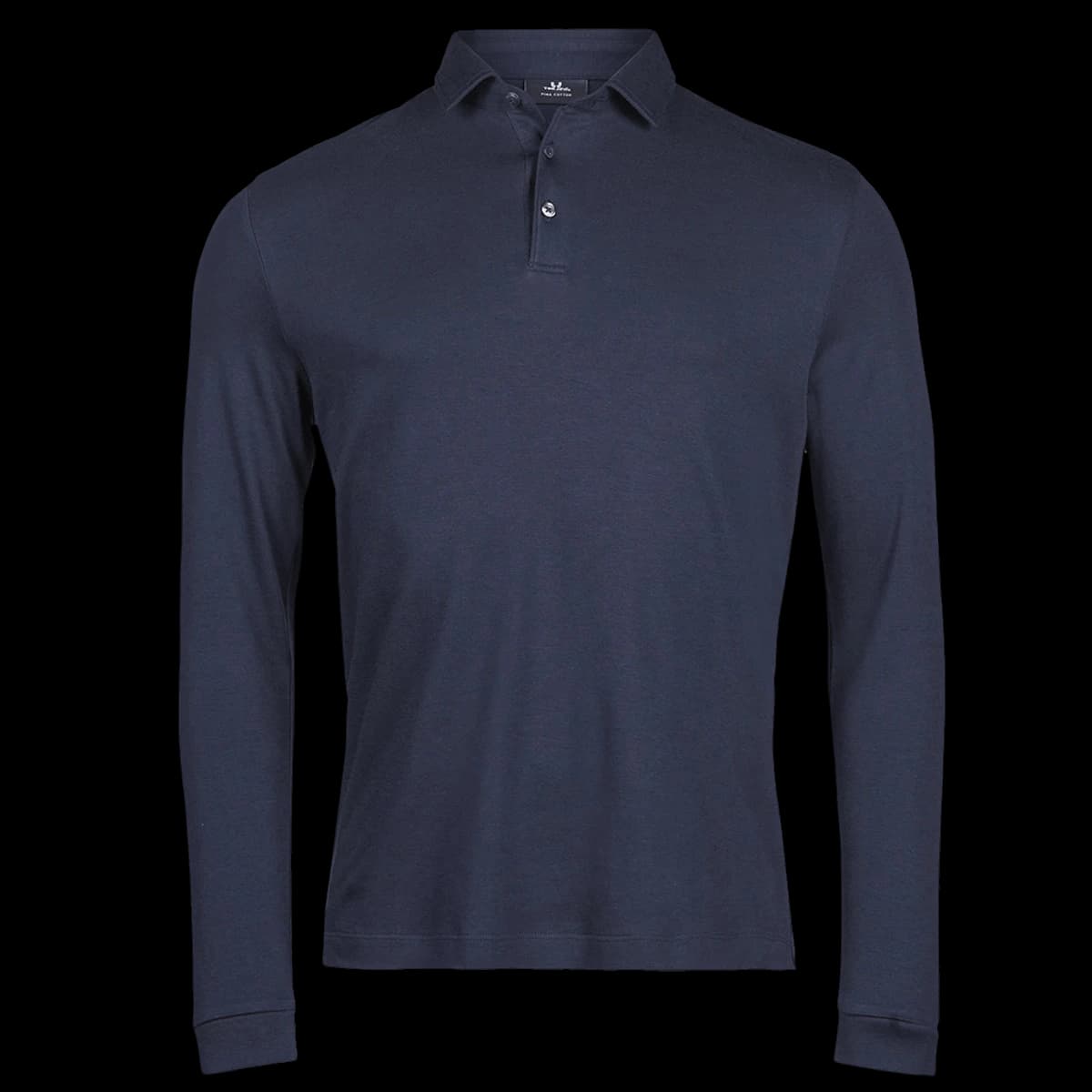 Tee Jays Pima Cotton Long Sleeve Polo Shirt — front