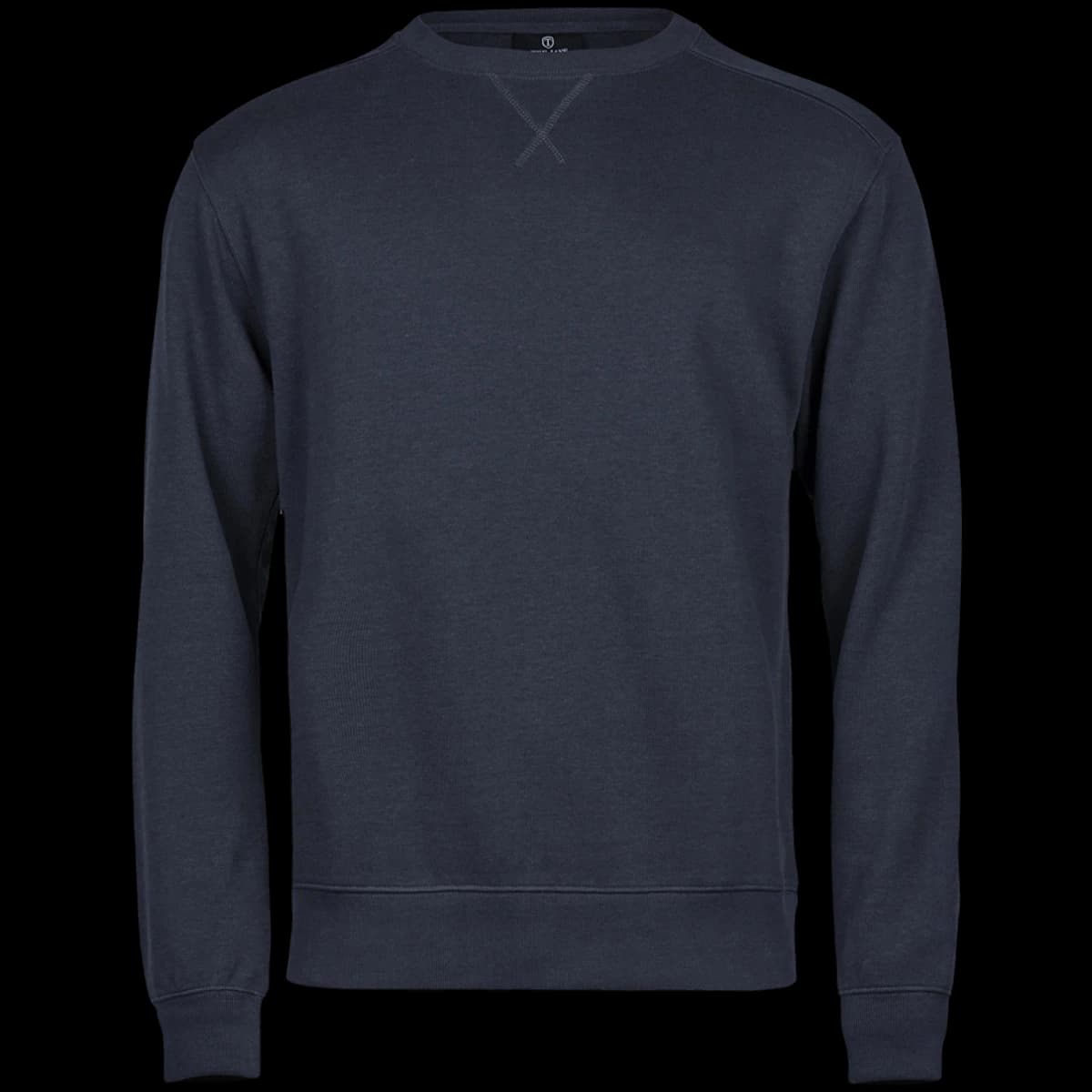 Tee Jays Ribbed Interlock Crew Neck Sweatshirt — front