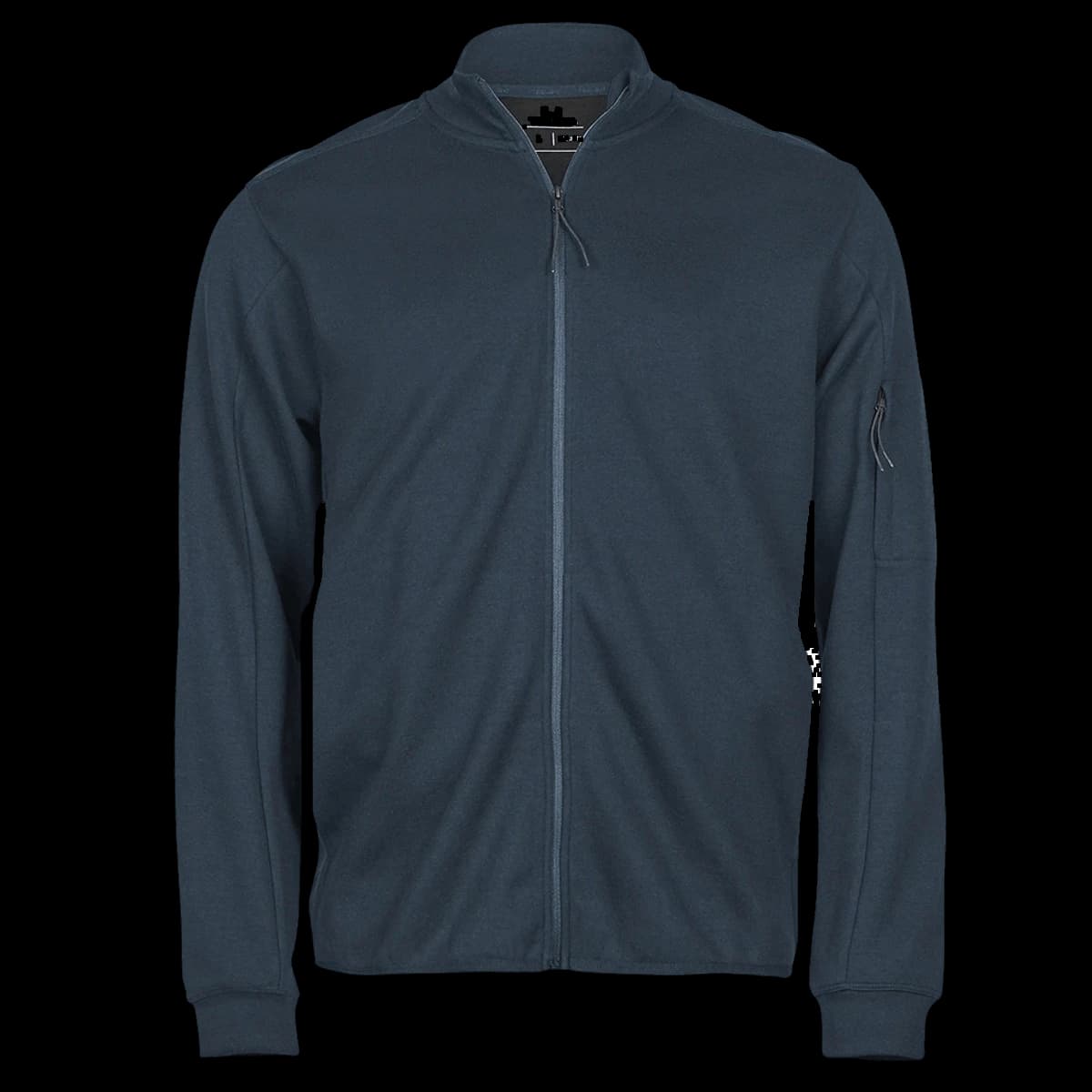 Tee Jays Athletic Full Zip Sweat Cardigan — front