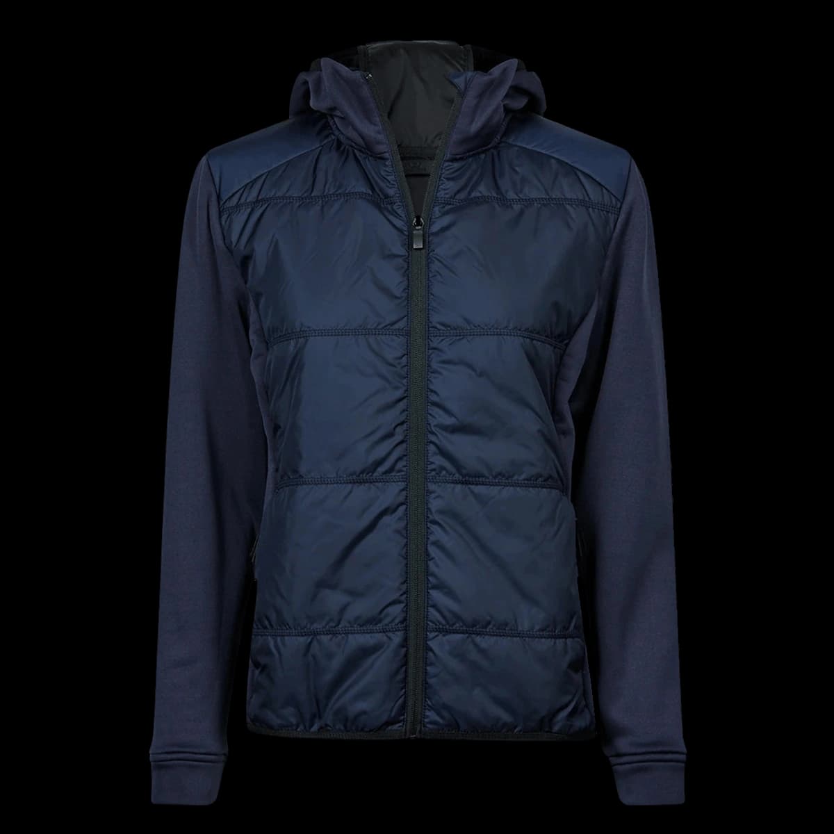 Tee Jays Ladies Hybrid-Stretch Hooded Jacket — front