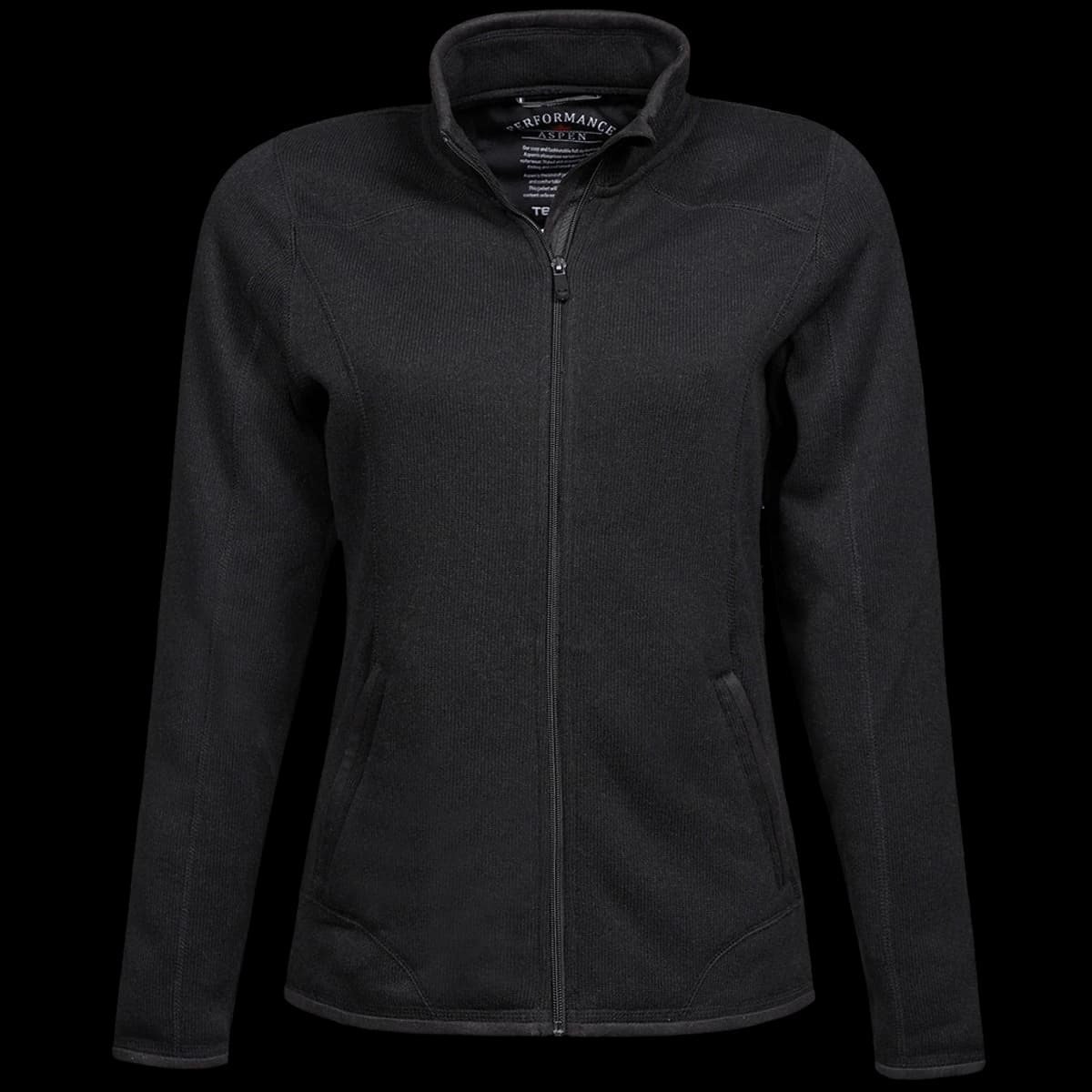 Tee Jays Ladies Knitted Outdoor Fleece Jacket — front