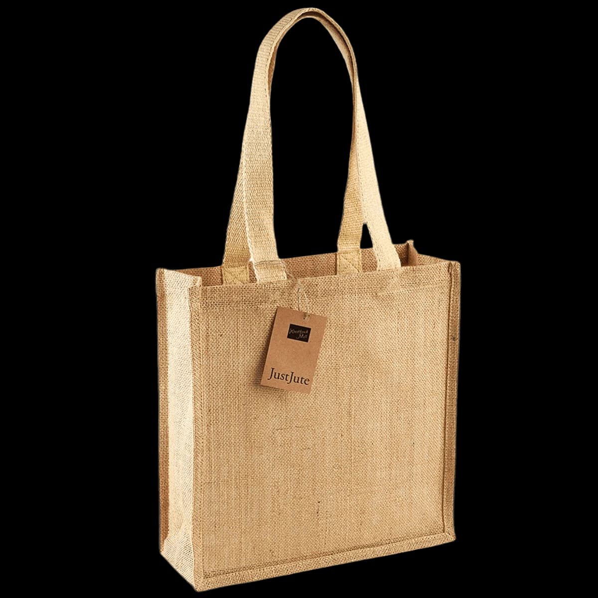Westford Mill Jute Compact Tote Bag — front