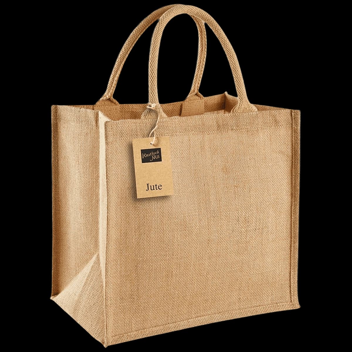 Westford Mill Jute Midi Tote Bag — front