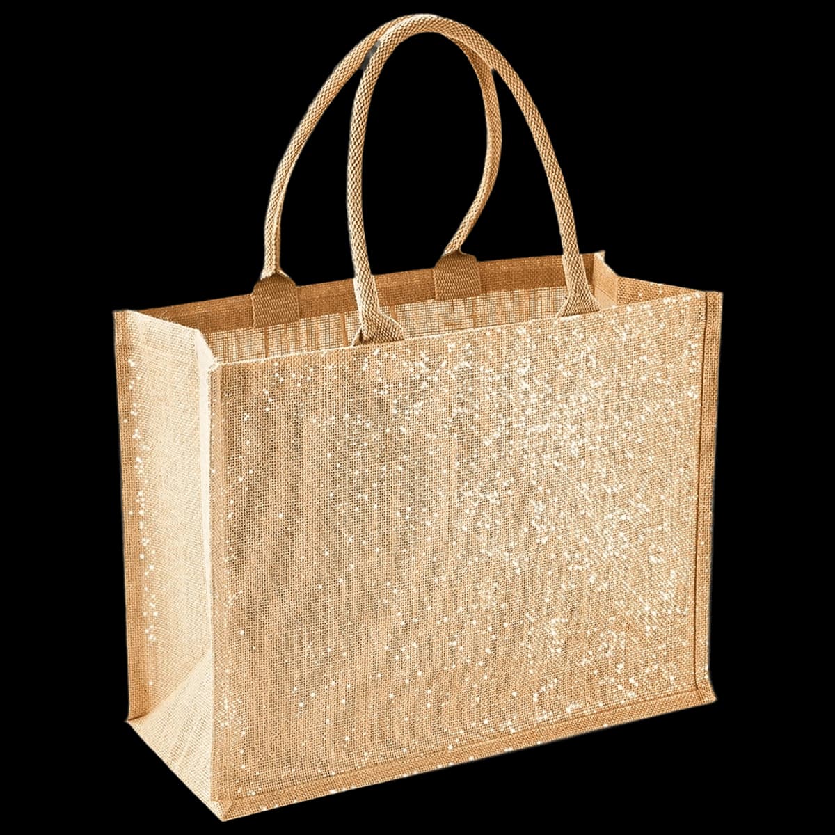Westford Mill Shimmer Jute Shopper — front