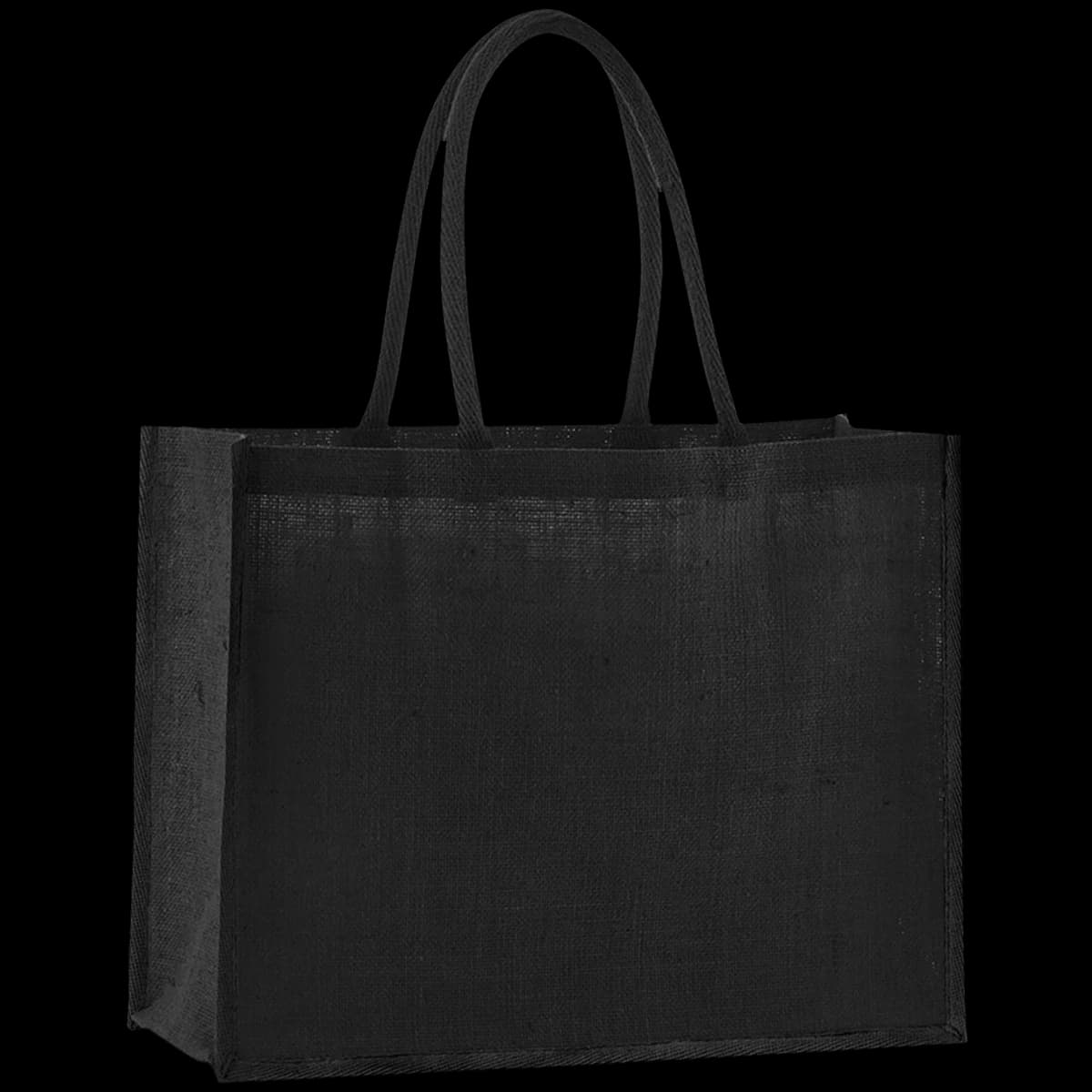 Westford Mill Natural Starched Jute Classic Shopper — front