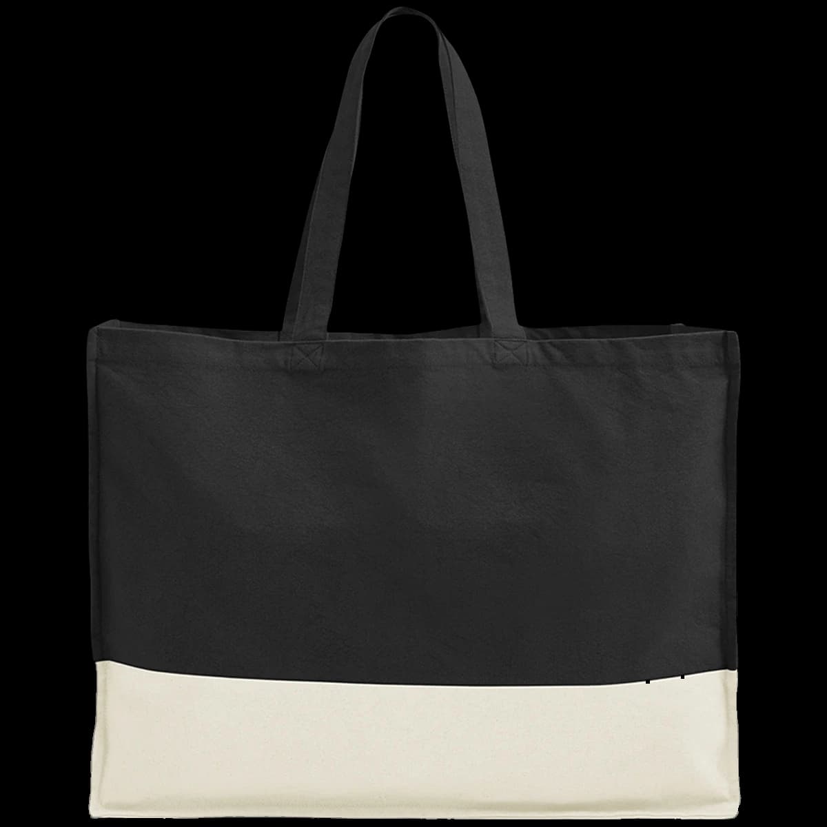 Westford Mill EarthAware® Organic Contrast Shopper — front