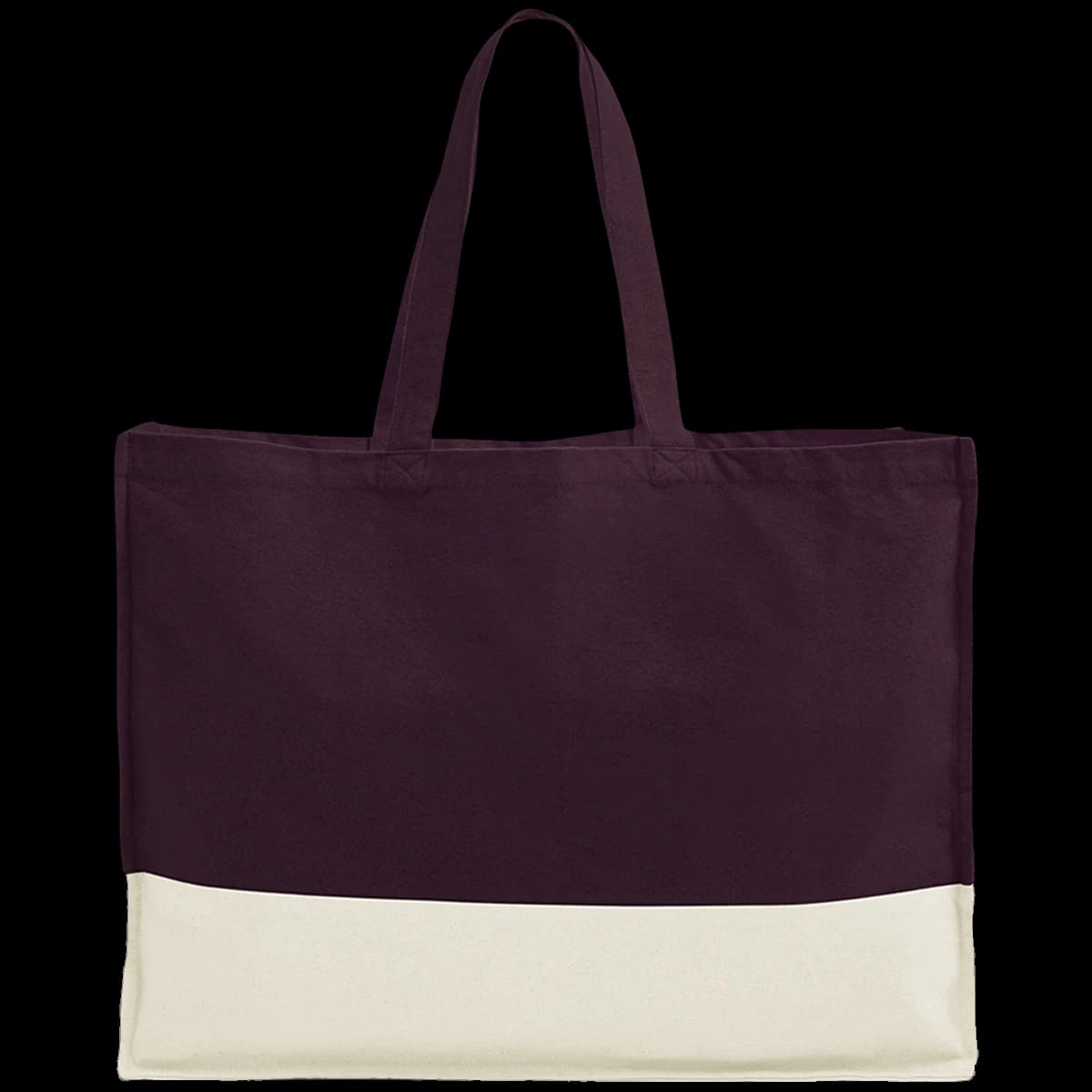 Westford Mill EarthAware® Organic Contrast Shopper — front