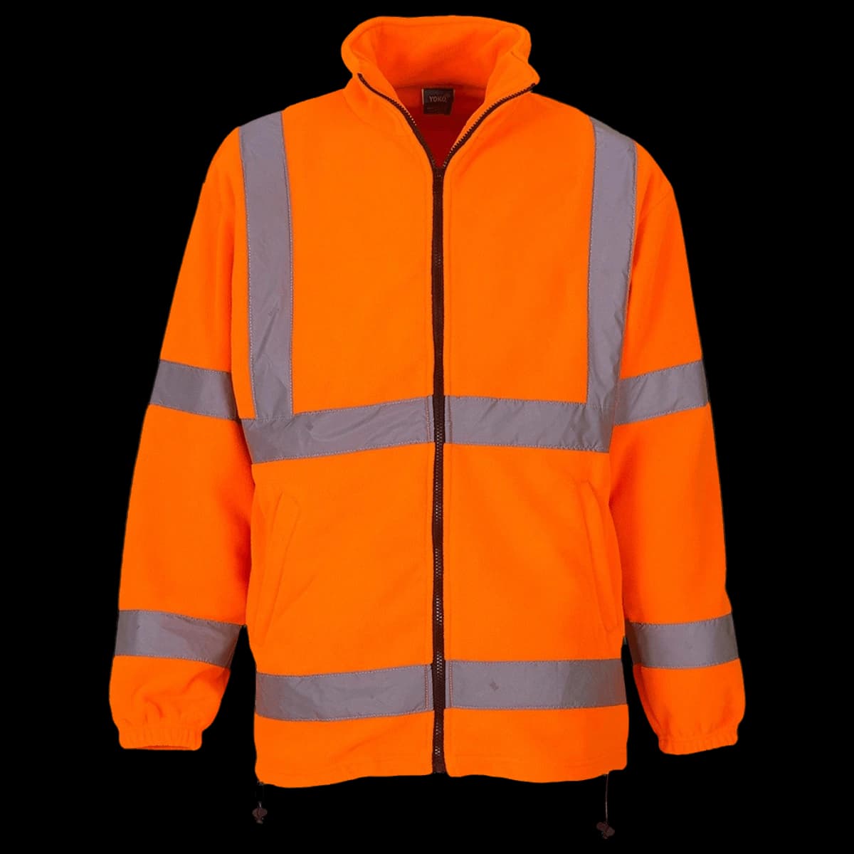 Yoko Hi-Vis Heavyweight Fleece Jacket — front