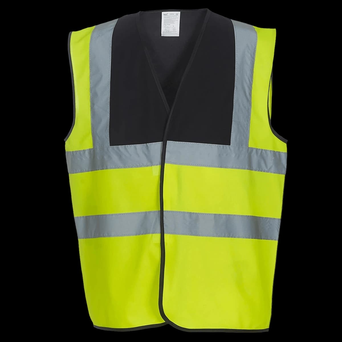Yoko Hi-Vis Two Band and Braces Waistcoat — front