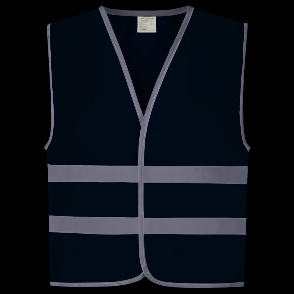 Yoko Kids Hi-Vis Two Band Waistcoat — front