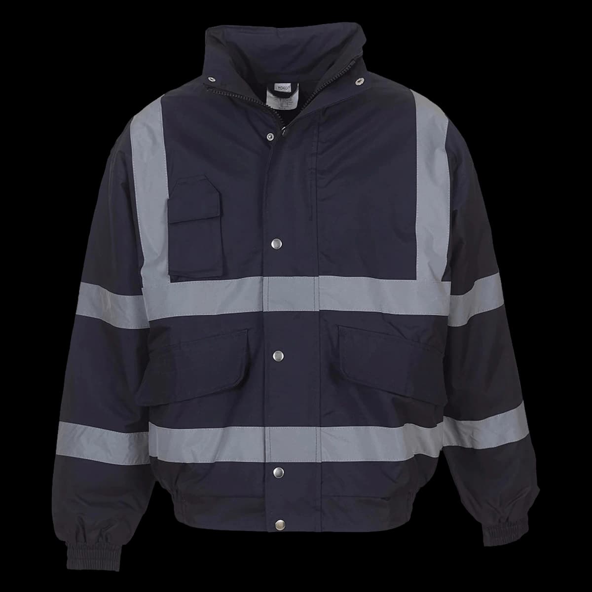 Yoko Hi-Vis Classic Bomber Jacket — front