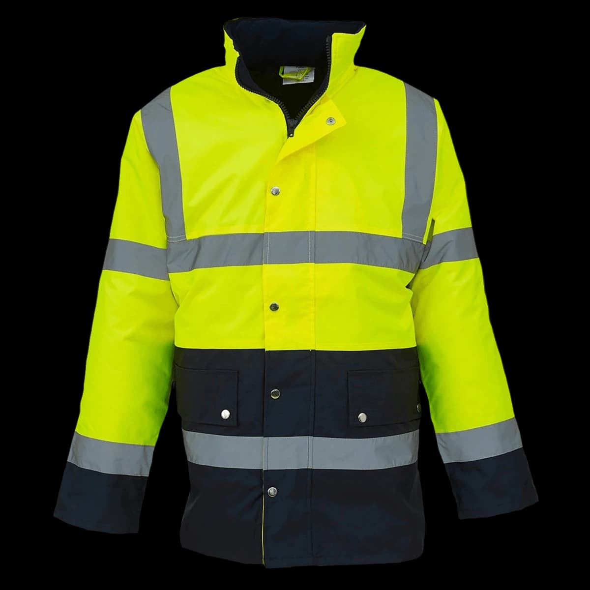 Yoko Hi-Vis Two Tone Motorway Jacket — front