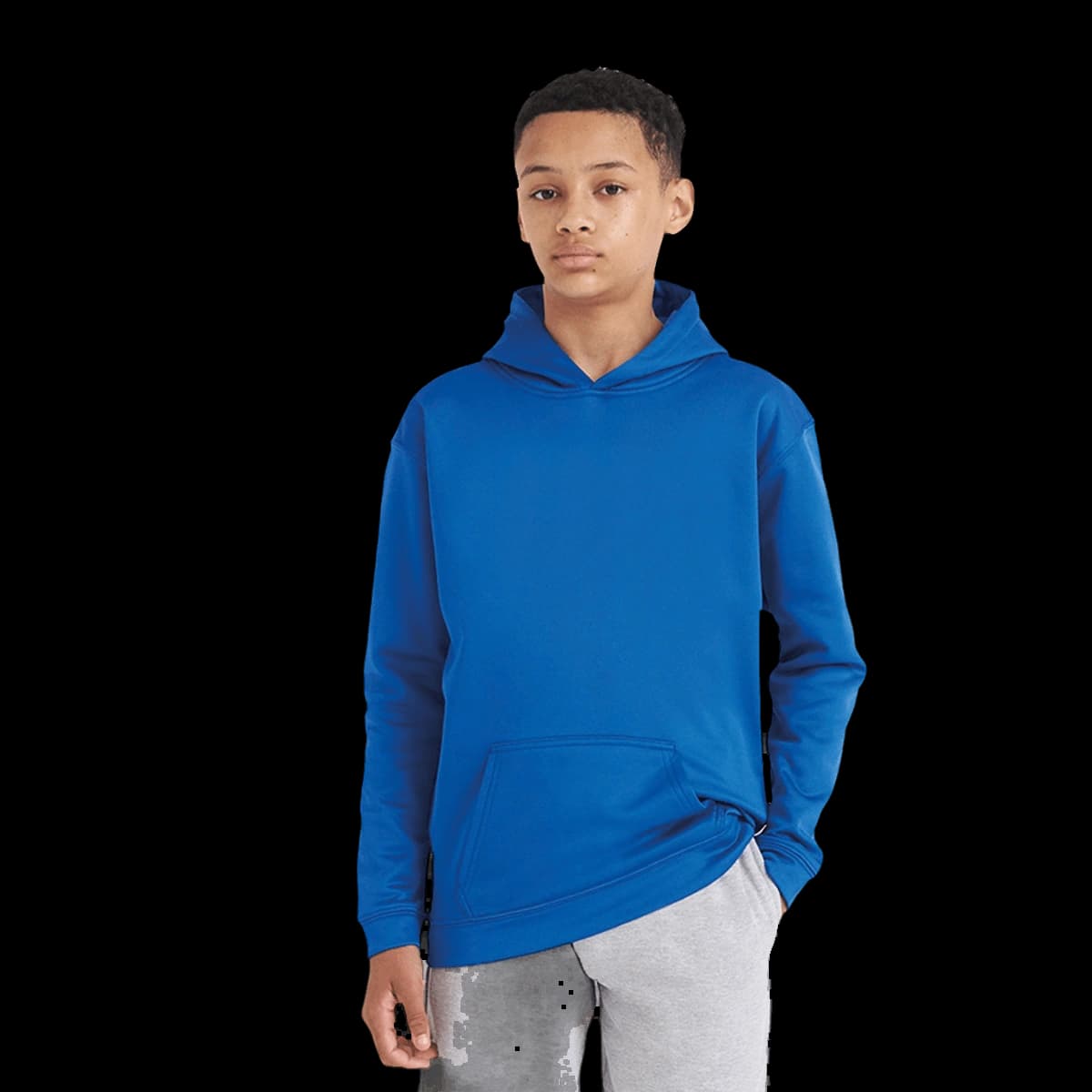 Kids sports polyester hoodie