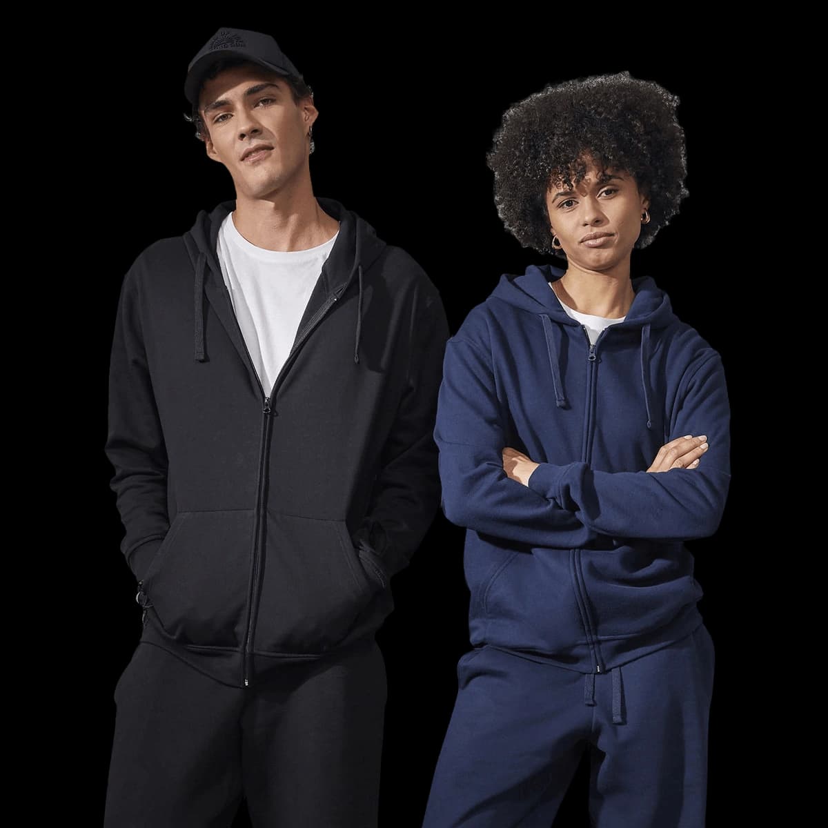 B&C ID.224 zip hoodie