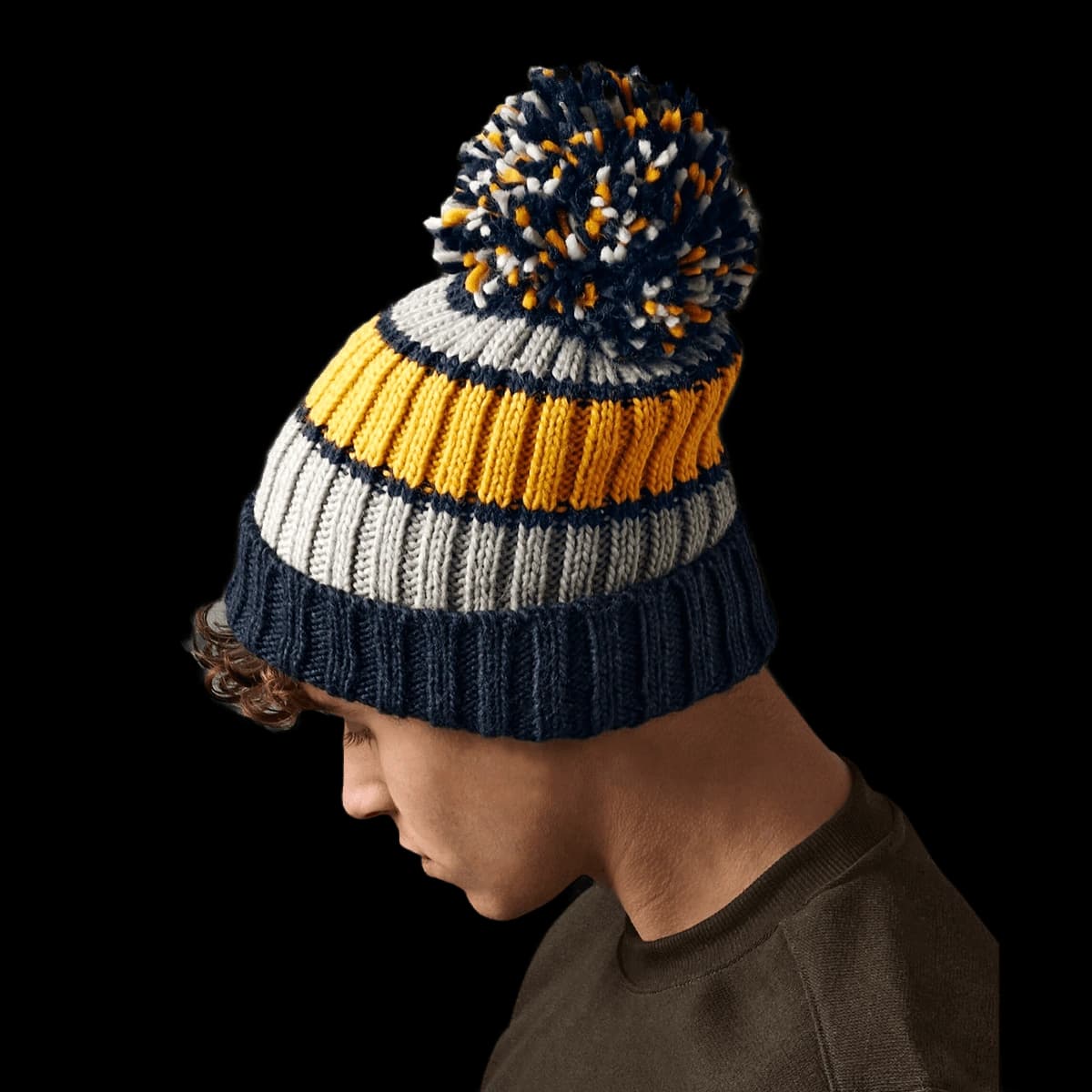 Hygge striped beanie