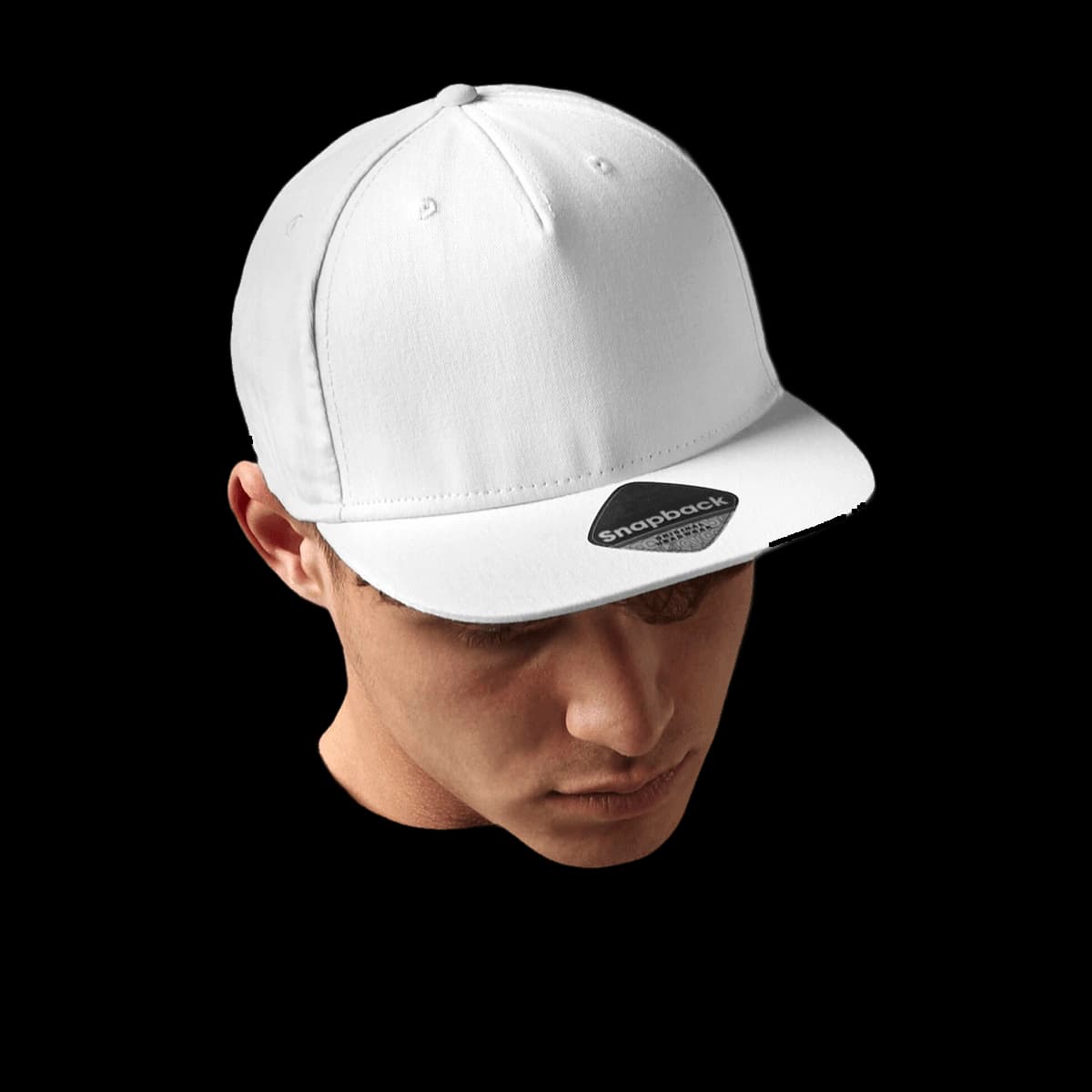 5-panel snapback rapper cap