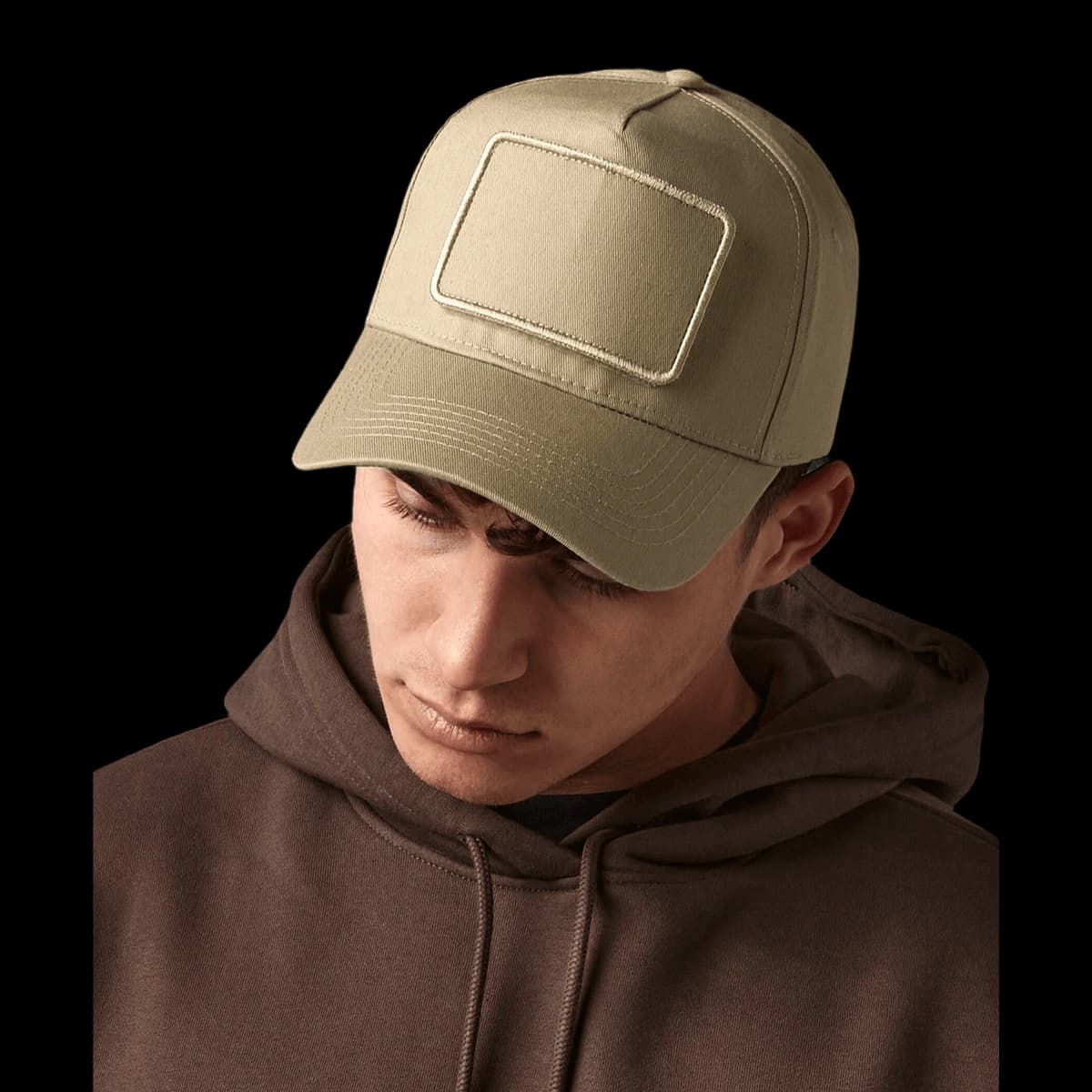 Removable patch 5-panel cap