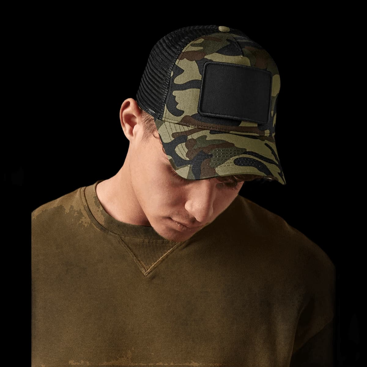 Patch snapback trucker