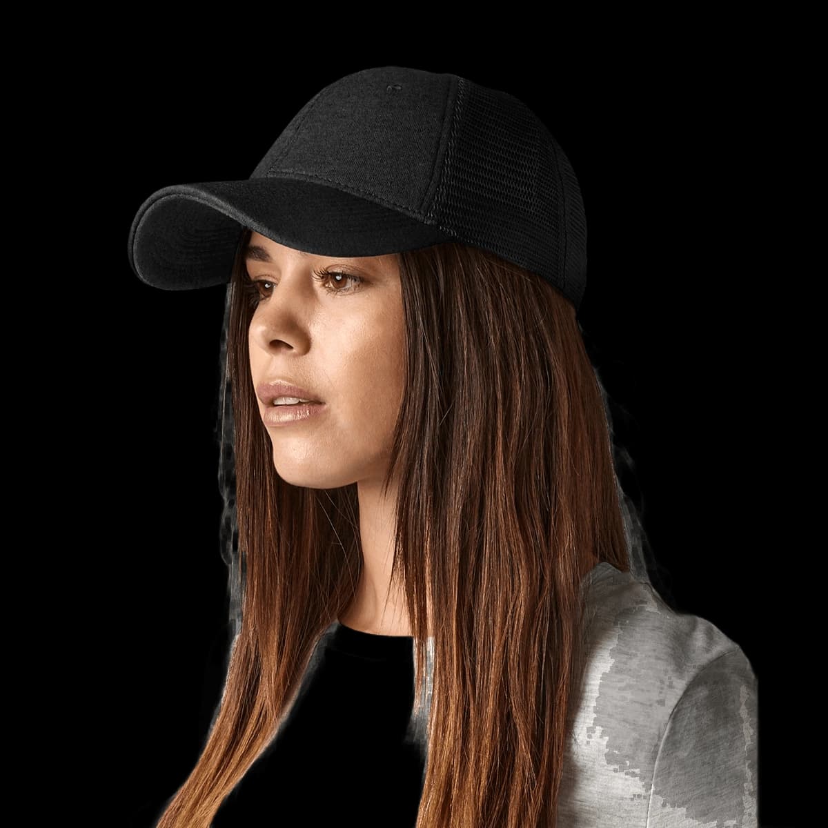 Jersey athleisure trucker