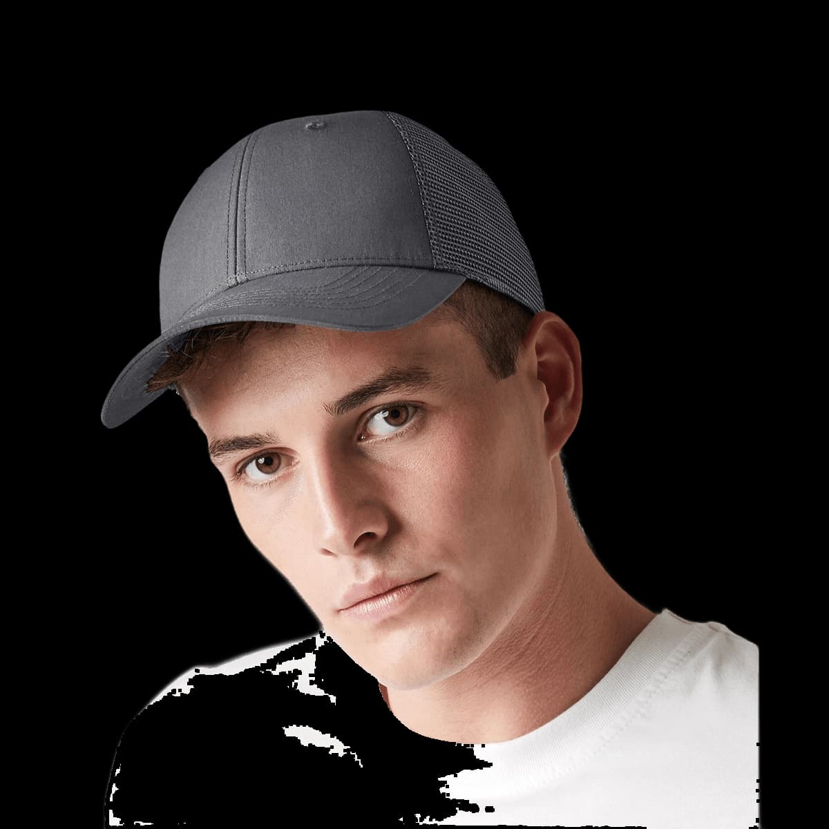 Recycled urbanwear 6-panel snapback trucker