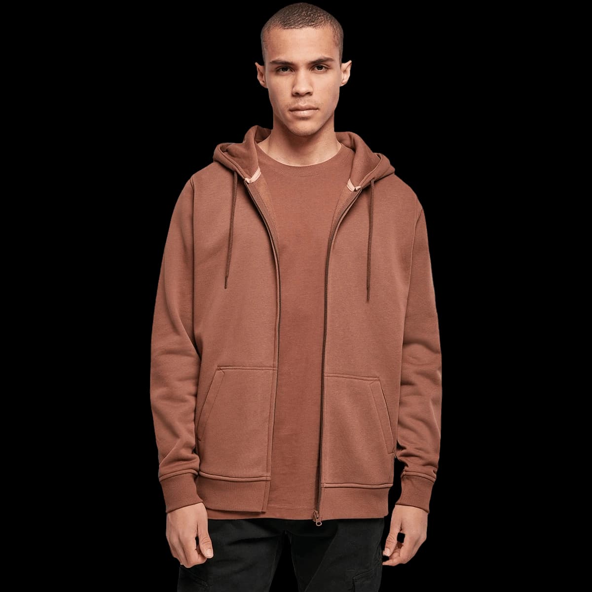 Heavy zip hoodie