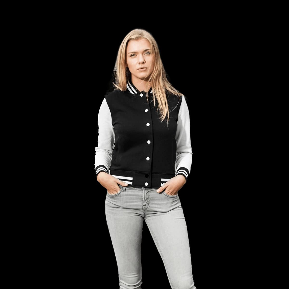Women's sweat college jacket