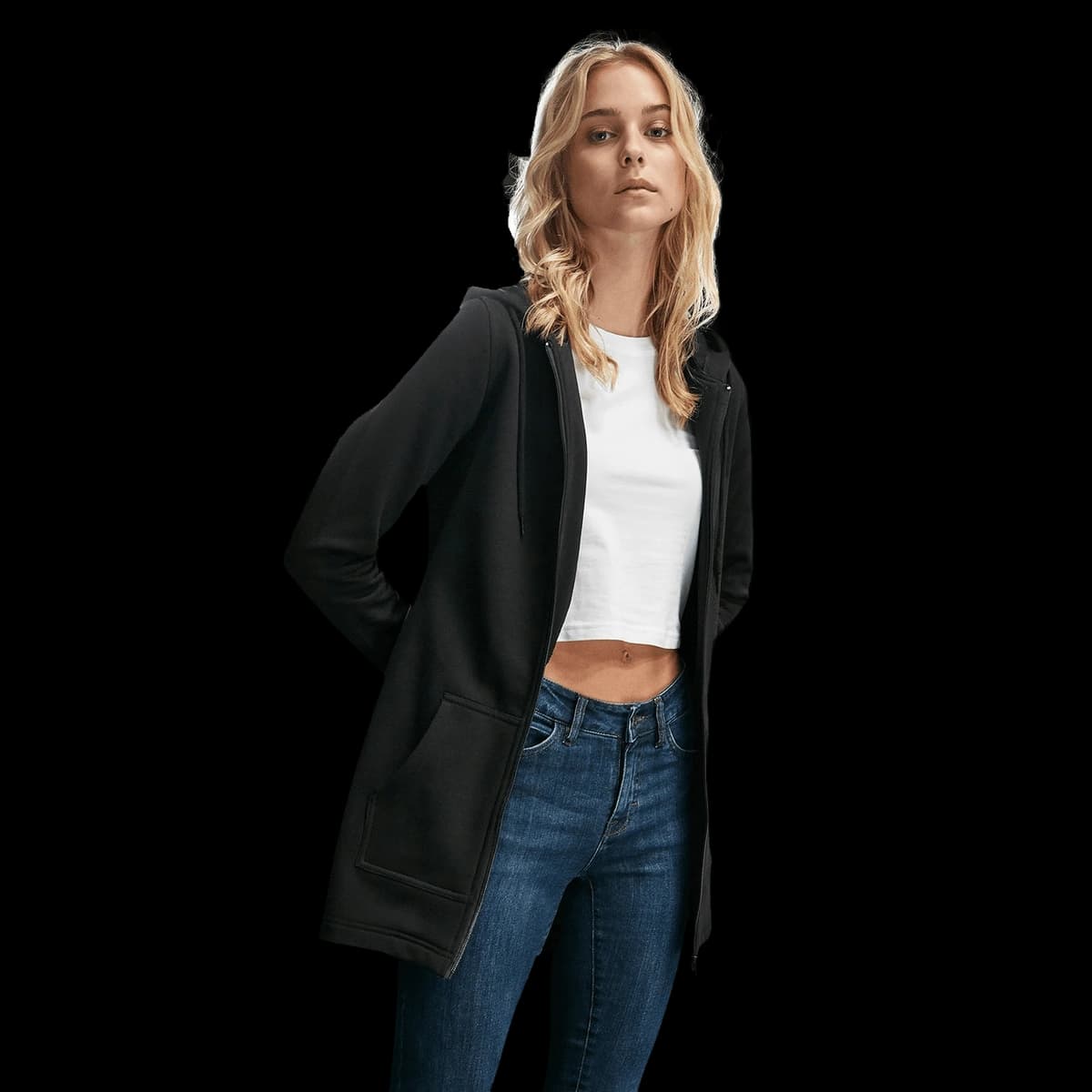Women's sweat parka