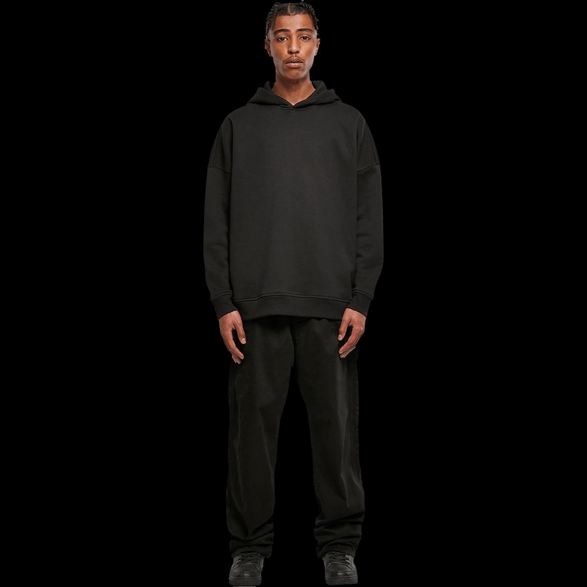 Oversized cut-on sleeve hoodie