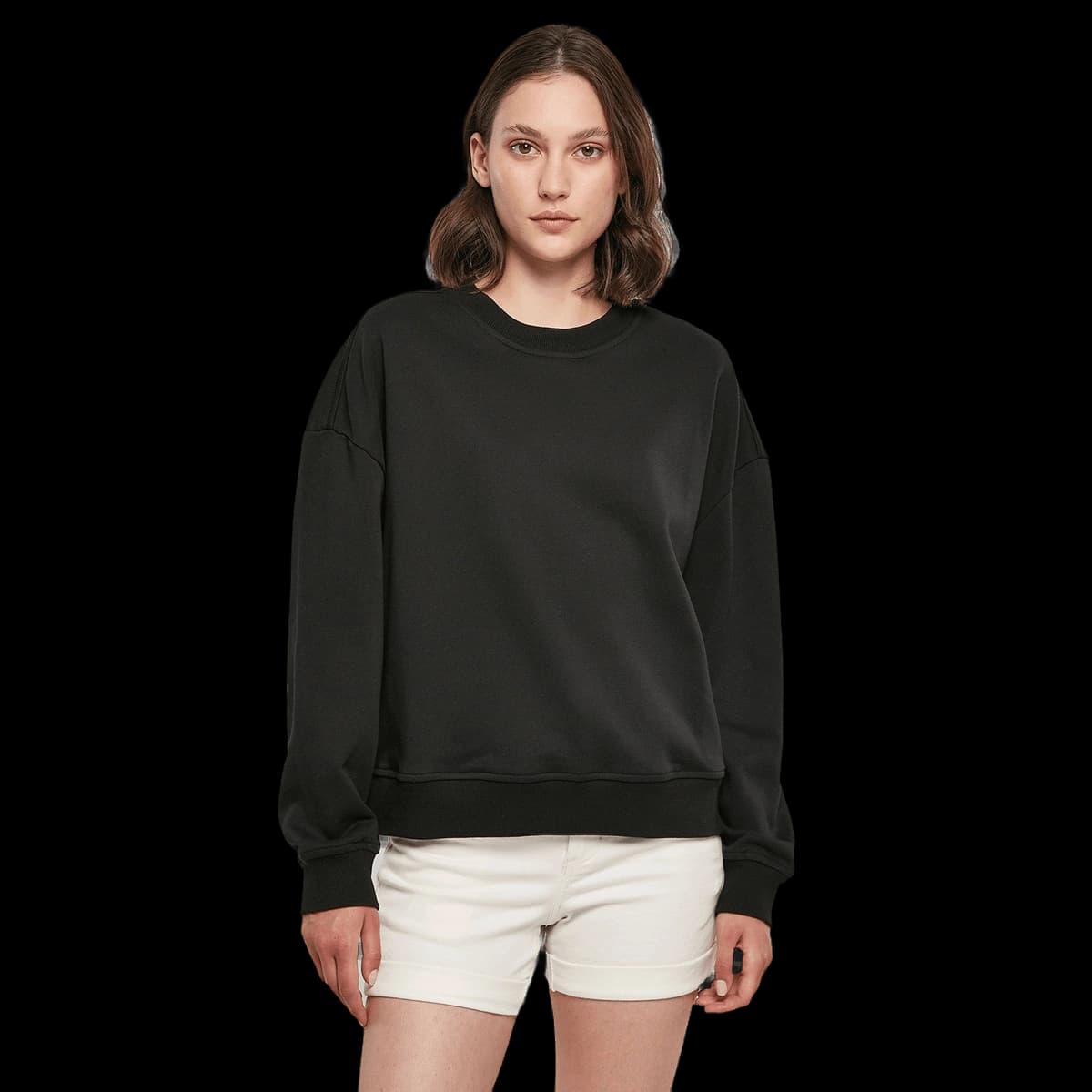Women’s oversized crew neck sweatshirt
