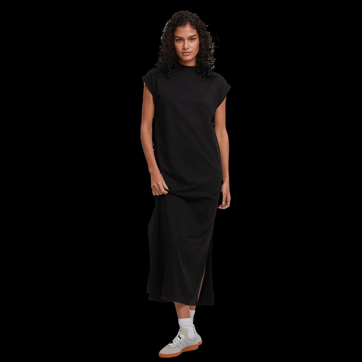 Women’s Sorona long extended shoulder dress