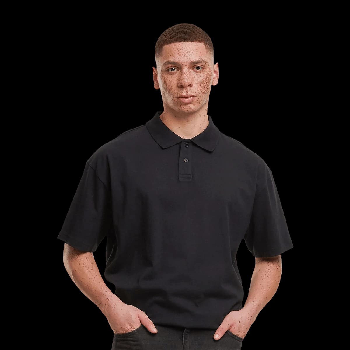 Oversized polo shirt